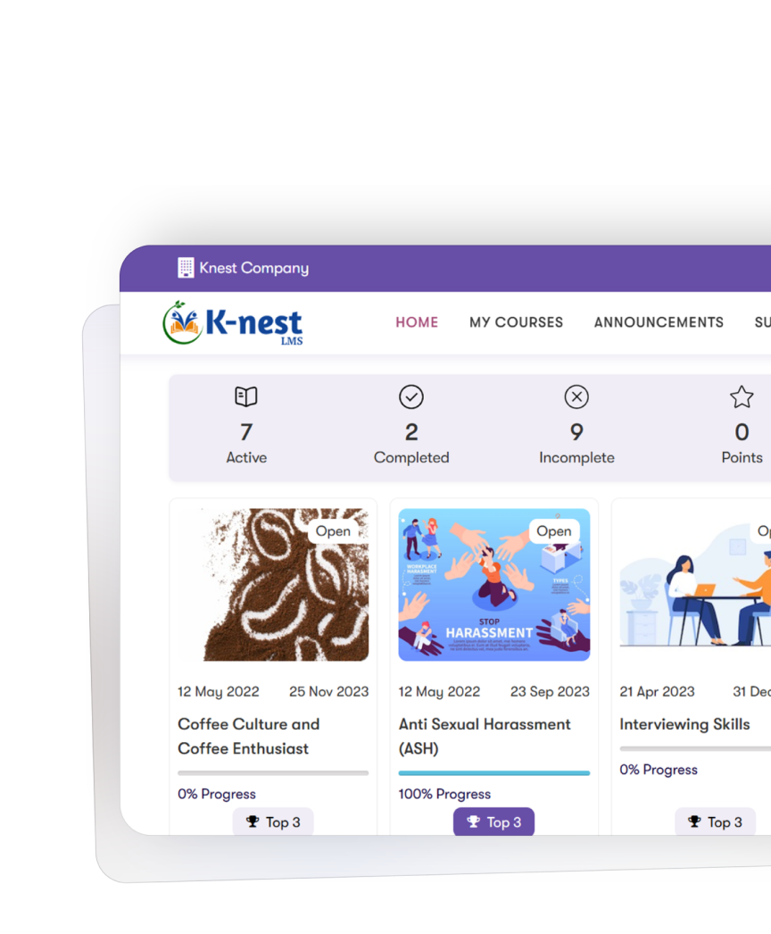 Learning Management System (LMS)